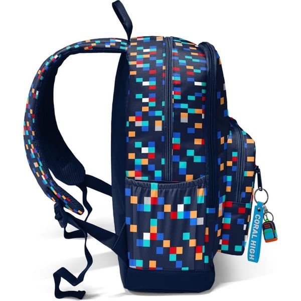 Coral High Lacivert Geometrik Desenli Okul Sırt Çantası 33235