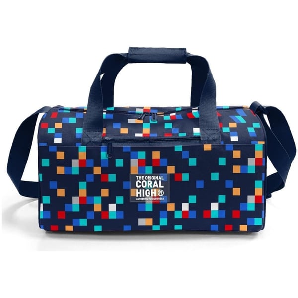 Coral High Lacivert Geometrik Desenli Spor Çantası 27550