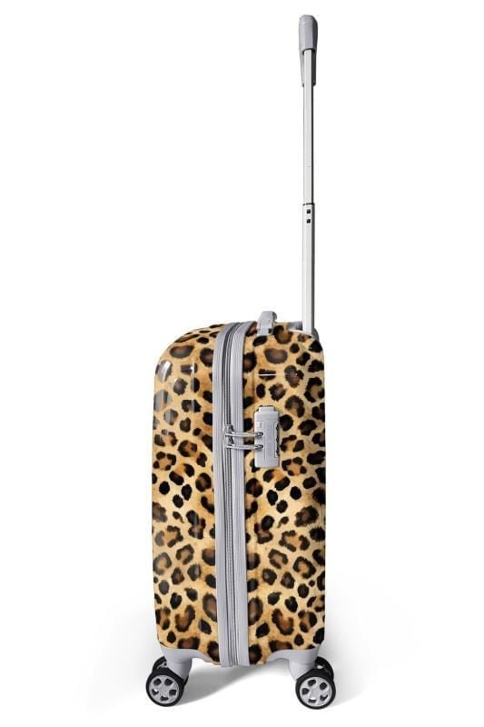 Coral High Leopar Desenli Kabin Boy Valiz (50cm) 16550
