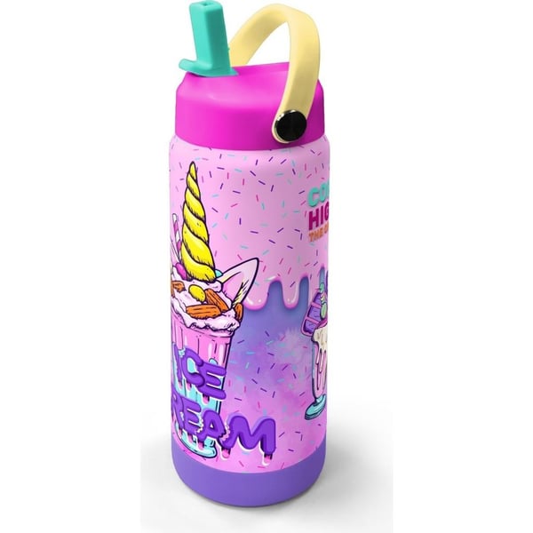 Coral High Mor Milkshake Dondurma Katlanır Ağızlıklı Çelik Termos 650 ml 38378