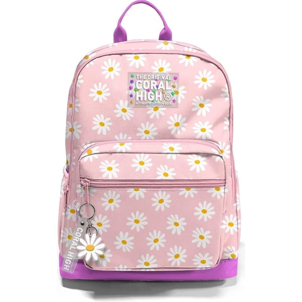 Coral High Papatya Desenli Okul Sırt Çantası 33224