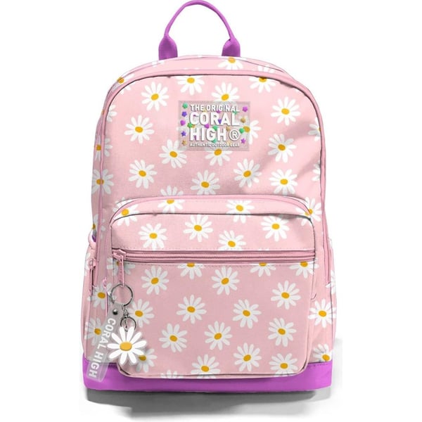 Coral High Papatya Desenli Okul Sırt Çantası 33224
