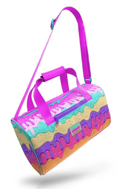 Coral High Pembe Rengarenk Dondurma Desenli Spor Çantası 27515