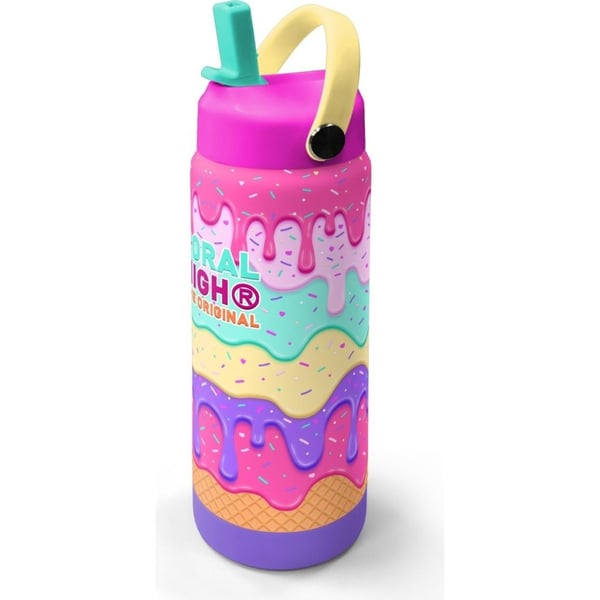 Coral High Pembe Rengarenk Katlanır Ağızlıklı Çelik Termos 650 ml 38377