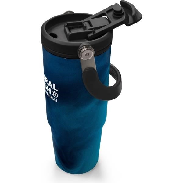 Coral High Renkli Desenli Pipetli ve Direkt İçim Çelik Termos 900 ml 38736