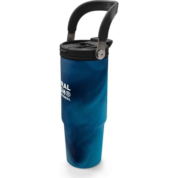 Coral High Renkli Desenli Pipetli ve Direkt İçim Çelik Termos 900 ml 38736