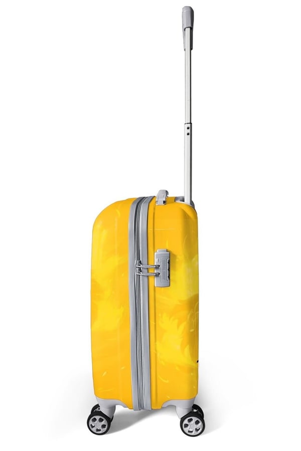 Coral High Sarı Kırmızı 5 Yıldız Aslan Taraftar Desenli Kabin Boy Valiz (50cm) 16563