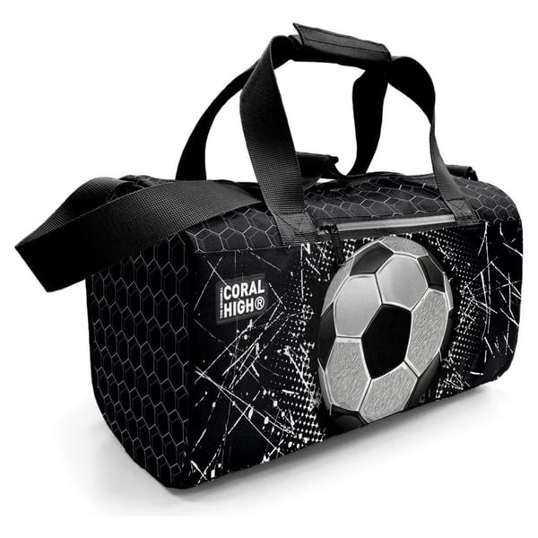 Coral High Siyah Futbol Desenli Spor Çantası 27539