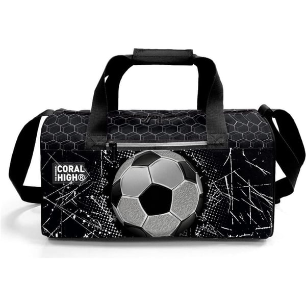Coral High Siyah Futbol Desenli Spor Çantası 27539