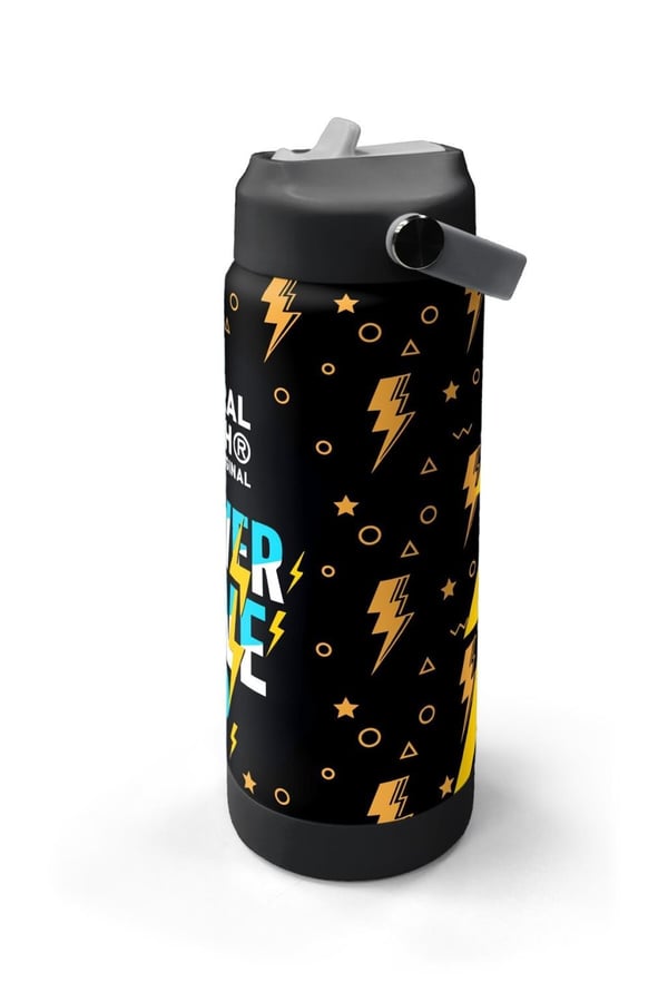 Coral High Siyah Never Give Up Desenli Katlanır Ağızlıklı Çelik Termos 650 ml 38320