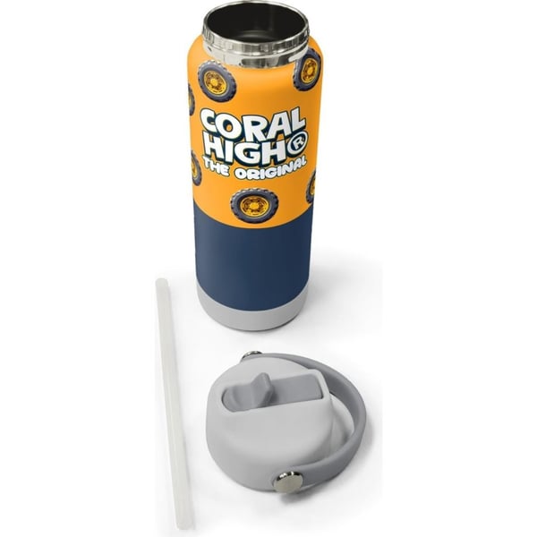 Coral High Truck Desenli Katlanır Ağızlıklı Çelik Termos 650 ml 38343