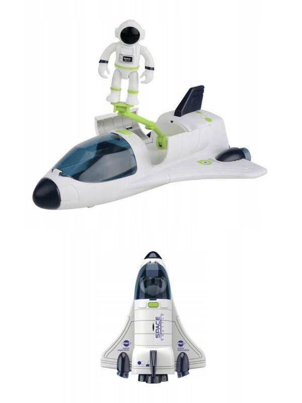 CTOY 5 Parça Araçlı Uzay Seti – Uzay Mekiği, Kamyon, Ambulans ve Astronot Oyun Seti (CTOY-261A-1)