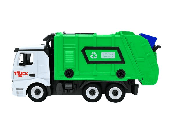 Ctoy Constructo RC Sök-Tak Çöp Kamyonu – USB Şarjlı 1:18 Mühendislik Oyuncak + 2.4 GHz Kumanda