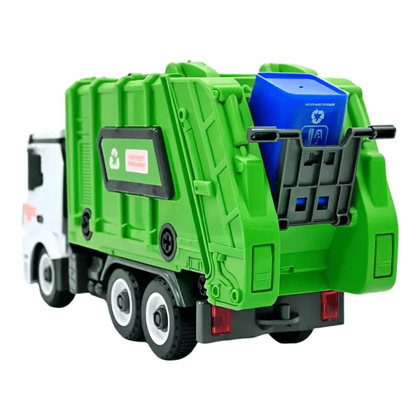 Ctoy Constructo RC Sök-Tak Çöp Kamyonu – USB Şarjlı 1:18 Mühendislik Oyuncak + 2.4 GHz Kumanda