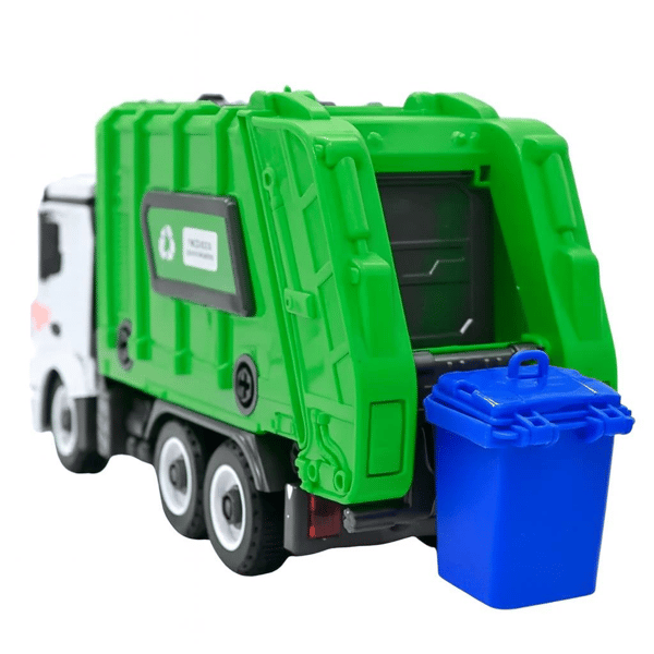 Ctoy Constructo RC Sök-Tak Çöp Kamyonu – USB Şarjlı 1:18 Mühendislik Oyuncak + 2.4 GHz Kumanda