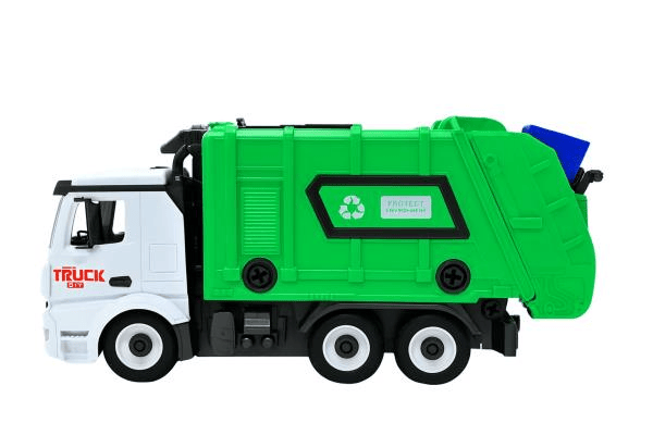 Ctoy Constructo RC Sök-Tak Çöp Kamyonu – USB Şarjlı 1:18 Mühendislik Oyuncak + 2.4 GHz Kumanda