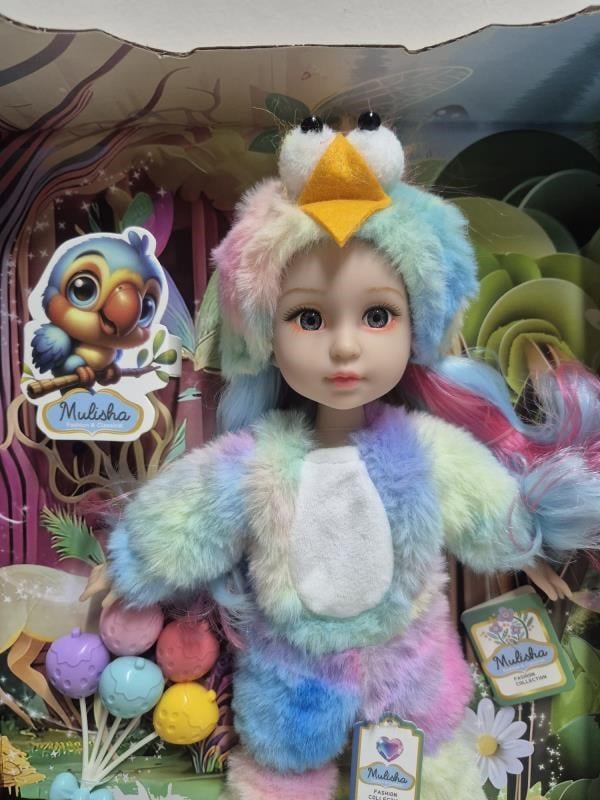 CTOY Kostümlü Oyuncak Bebek Seti – Peluş Kuş Kostümlü Koleksiyonluk Bebek (CTOY-QJ183A)