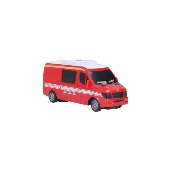 Ctoy Kumandalı Işıklı ve Sesli Ambulans / İtfaiye Minibüsü 1:32