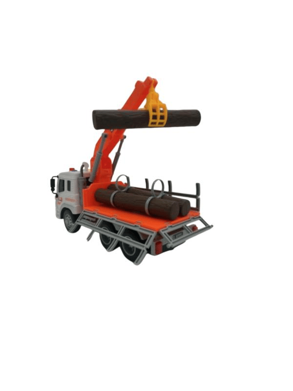 Ctoy Oyuncak Sesli, ışıklı ve Pilli Vinçli Kütük Taşıyıcı - CTOY-WY300F