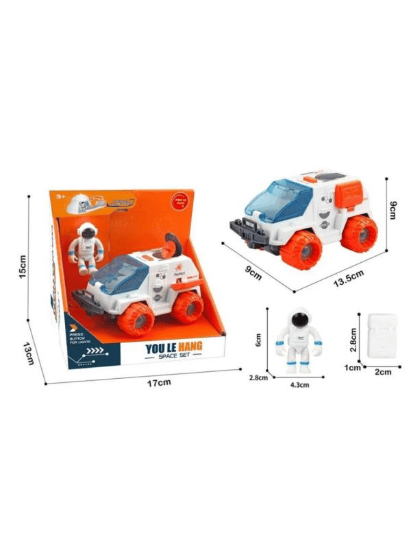 CTOYS Işıklı ve Pilli Figürlü Uzay Aracı Oyun Seti (CTOY-261-3)