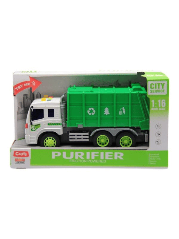 Ctoys Sesli Işıklı Çöp Kamyonu -CTOY-WY320A