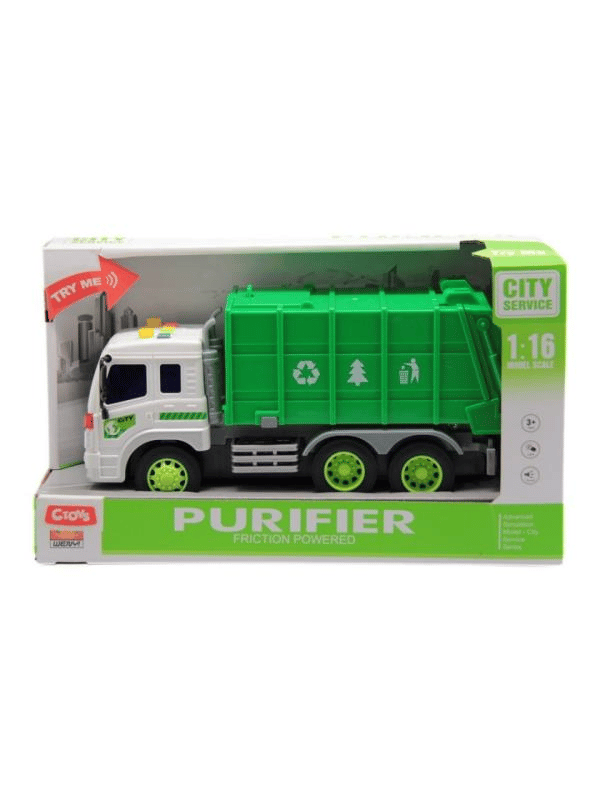 Ctoys Sesli Işıklı Çöp Kamyonu -CTOY-WY320A