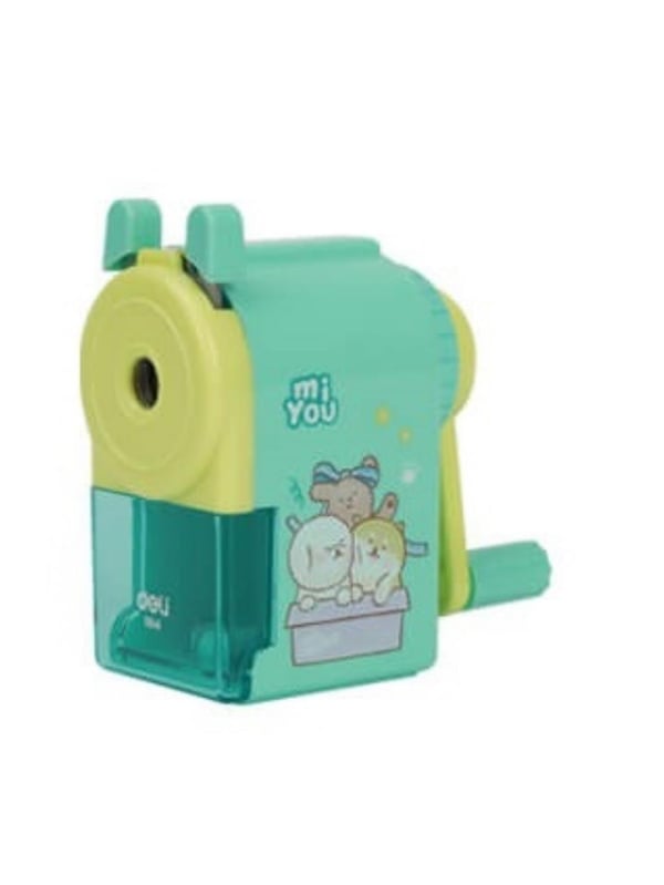 Deli 0641 MiYou Cute Pet Friends Çevirmeli Kalemtıraş – Yeşil