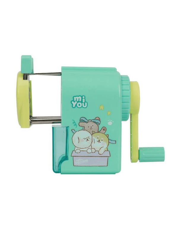 Deli 0641 MiYou Cute Pet Friends Çevirmeli Kalemtıraş – Yeşil
