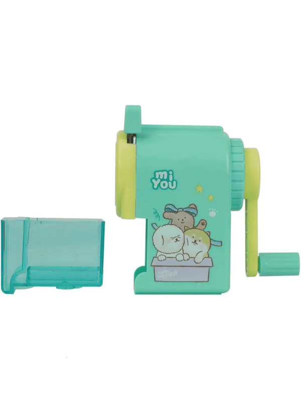 Deli 0641 MiYou Cute Pet Friends Çevirmeli Kalemtıraş – Yeşil