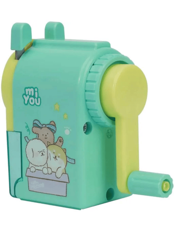 Deli 0641 MiYou Cute Pet Friends Çevirmeli Kalemtıraş – Yeşil