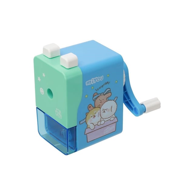 Deli 0739 MiYou Cute Pet Friends Çevirmeli Kalemtıraş – Mavi