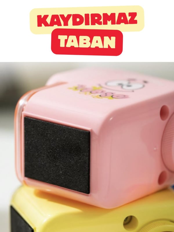 Deli EH511 SpongeBob Lisanslı Masaüstü Kalemtıraş Pembe – Jumbo ve Standart Kalem Uyumlu