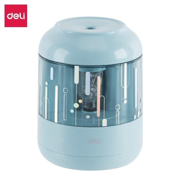 Deli H508-BL Elektrikli Masaüstü Kalemtıraş Pastel Mavi