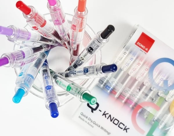 Dong-A 10 Renk Q-Knock 04 mm Jel Kalem Seti