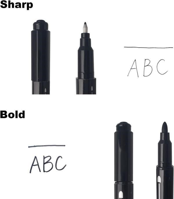 Dong-A My Color Çift Taraflı Fırça Uçlu Keçeli Fosforlu Kalem 24 Renk