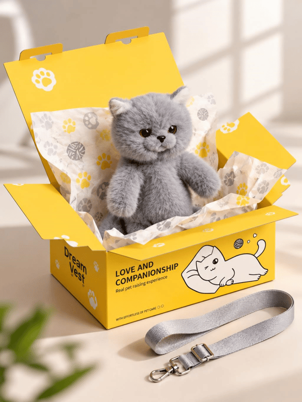 Dream Vest Pelüş Kedi Şeklinde Sırt Çantası VST-CAT007