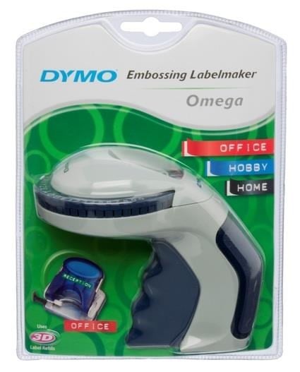 Dymo Omega Etiket Makinesi + 3Lü Blisterli Yedek 3 Renk Şerit 9Mm*3M