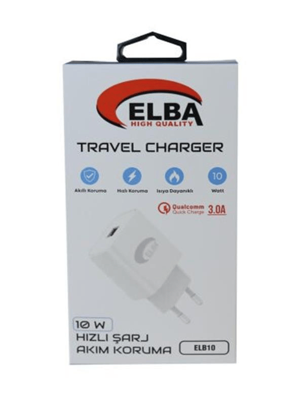 Elba Elb10 10W 3.0A Hızlı Şarj Akıllı Koruma Usb EV Şarj Cihazı