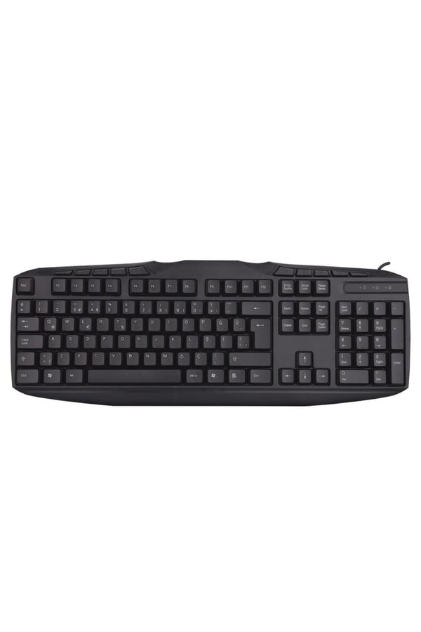 Everest KB-250U Siyah Q Usb Kablolu Multimedya 116 Tuşlu Klavye