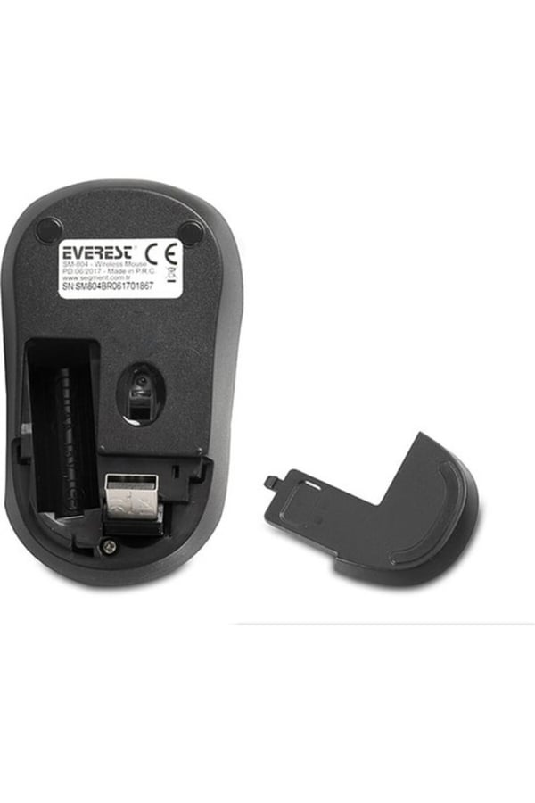 Everest SM-804 Usb Siyah/Mavi 800/1200/1600dpi Kablosuz Mouse