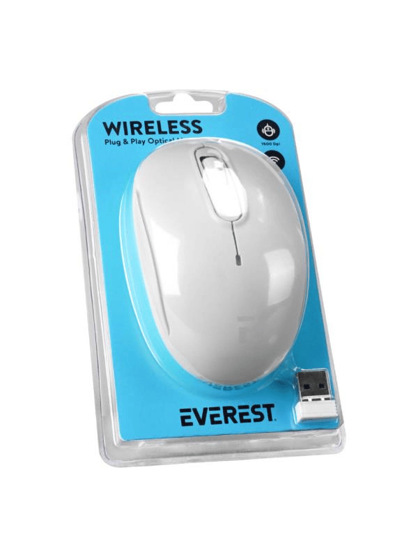 Everest SMW-666 Usb Beyaz 2.4Ghz Optik Wireless Mouse 1500Dpı