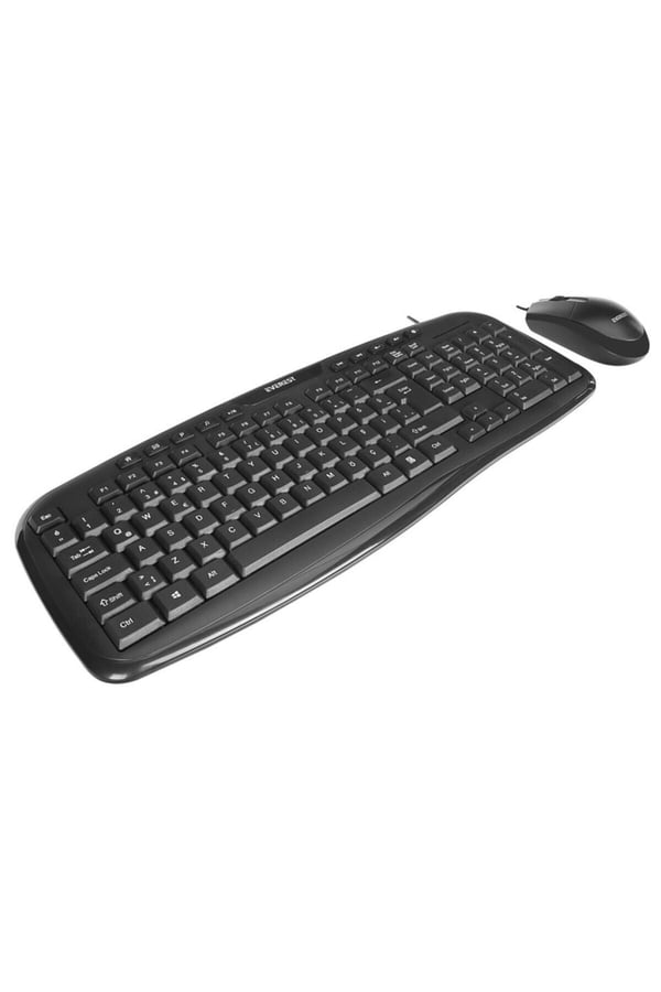 Everest UN-795 Siyah Usb Q Multimedia Klavye + Mouse Set