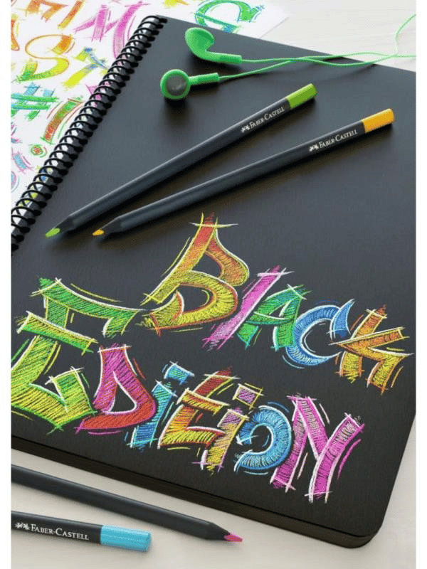 Faber Castell 116436 - Renkli kalemler Blackwood, Black Edition, 36'lı kutu