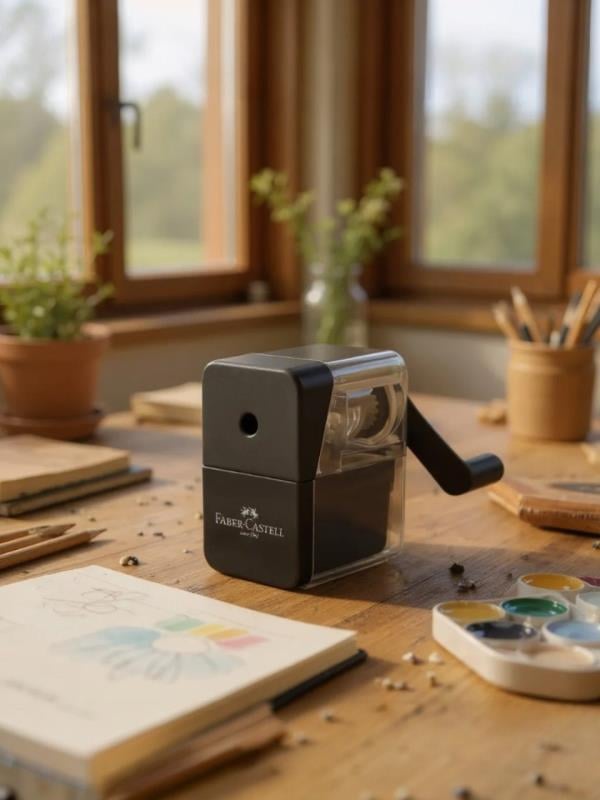 Faber Castell Basic Masa Üstü Kalemtraş - Siyah 