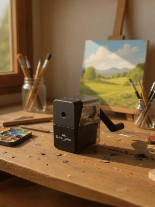 Faber Castell Basic Masa Üstü Kalemtraş - Siyah 