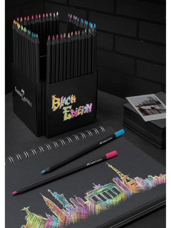 Faber Castell Black Edition 50’li Renkli Kalem Seti – Blackwood Serisi
