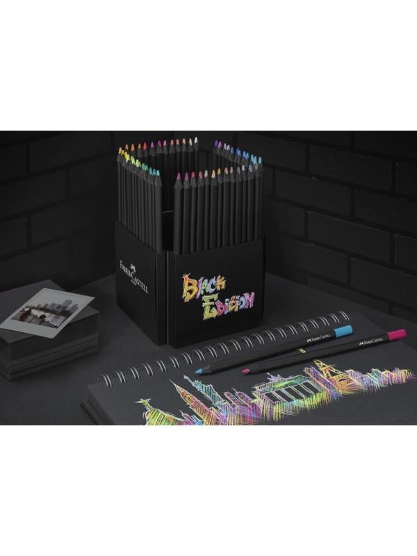 Faber Castell Black Edition 50’li Renkli Kalem Seti – Blackwood Serisi