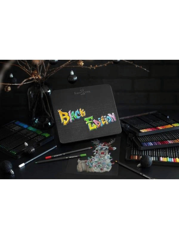 Faber Castell Black Edition Kuru Boya Kalemi 100 Renk