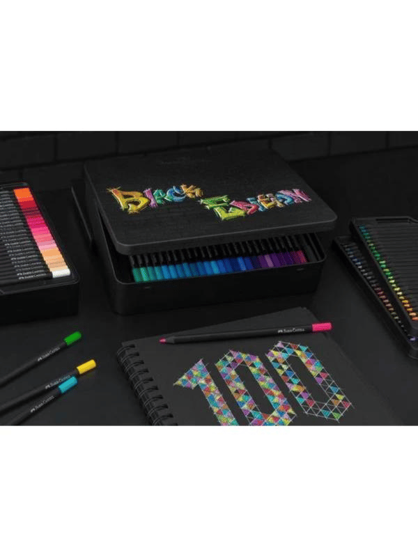 Faber Castell Black Edition Kuru Boya Kalemi 100 Renk