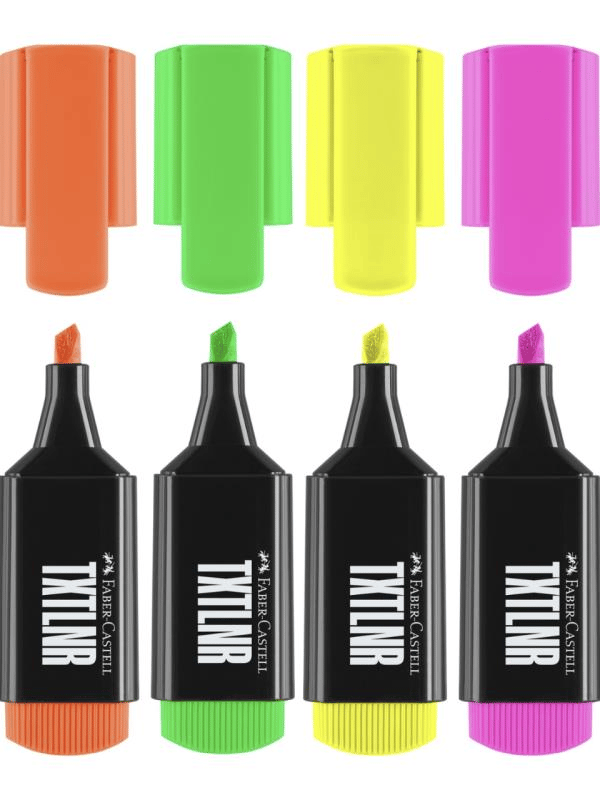 Faber Castell Fosforlu Kalem Mini Neon 4'lü Set - 154204
